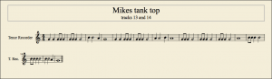 Mike's tank top tracks 13&14