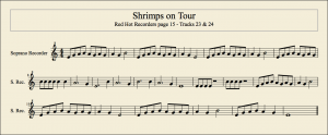 Shrimps on Tour tracks 23&24